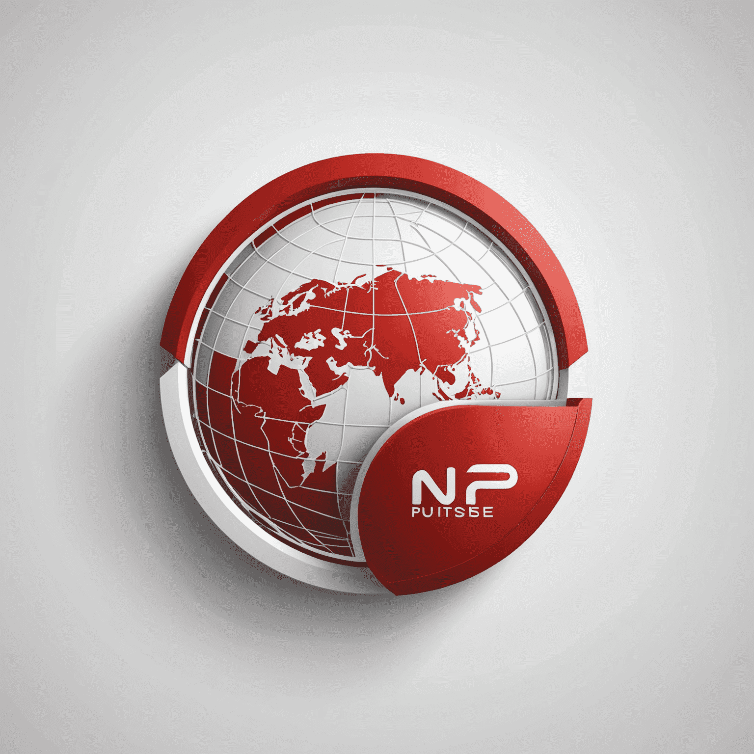 GlobalNetPulse logo in red and white colors