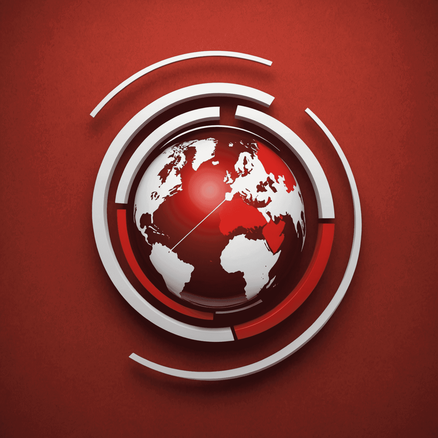 GlobalNetPulse logo in red and white colors